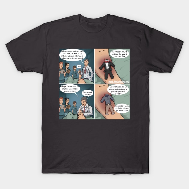 Dressing a wound T-Shirt by colmscomics